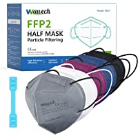 Los mejores  - Wawech Mascarillas ffp2 homologadas 20 piezas 5 capas de filtro pasar la certificación CE 2163 y EN 149:2001+A1:2009